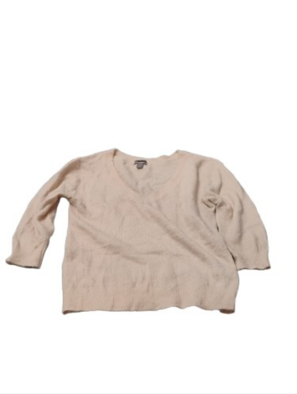 Chelsea28 Women's Pink Cropped Sleeve Sweater
